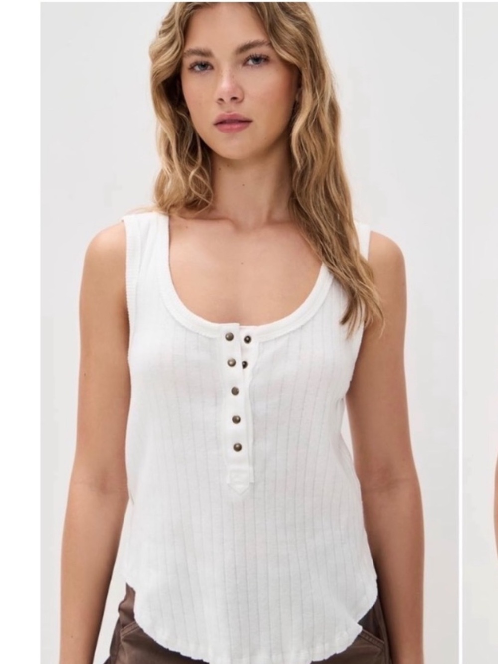 We The Free Bryson Henley Tank White